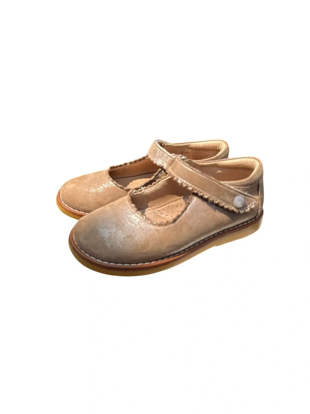 Mary Jane Metallic Champagne – Elephantito size 29